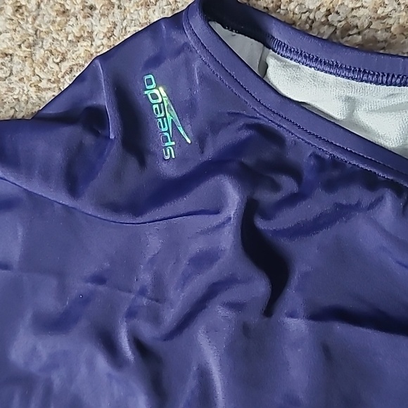 Speedo Navy and Red UPF 50+ Swimwear - Picture 6 of 8